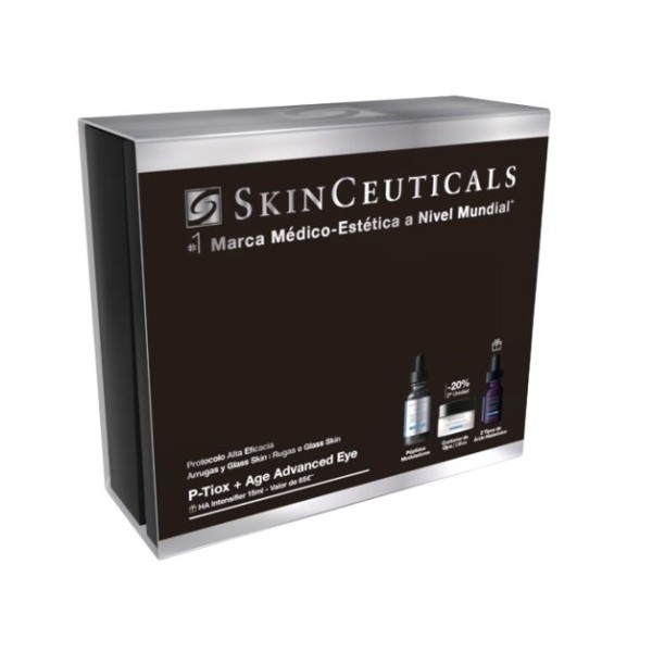SKINCEUTICALS COFRE P-TIOX 30ML+ AGE ADVANCE EYE 15ML + REGALO HA 15ML