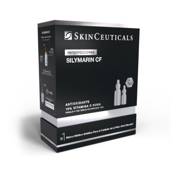 SKINCEUTICALS COFRE AOX IMPERFECCIONES SILYMARIN 30ML + P-TIOX 15ML REGALO