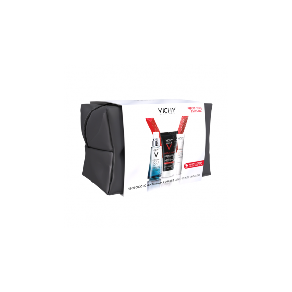 VICHY COFRE HOMME MINERAL 89 + STRUCTURE FORCE + REGALO UV AGE DAILY 25% DTO INCL.