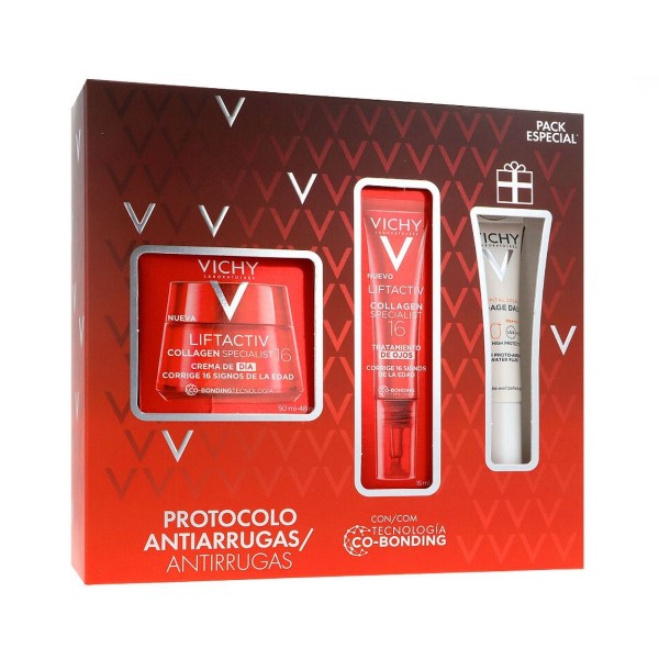 VICHY COFRE COLLAGEN SPECIALIST CREMA DIA 50ML + CONTORNO OJOS 15ML+ REGALO UV AGE 15ML