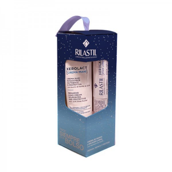 RILASTIL XEROLACT CREMA DE MANOS 30ML+ BALSAMO LABIAL