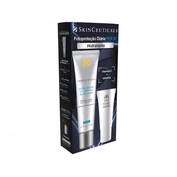 SKINCEUTICALS COFRE ULTRAFACIAL DEFENSE SOLAR HIDRATANTE FOTOPROTECTOR 30ML + REGALO 15ML