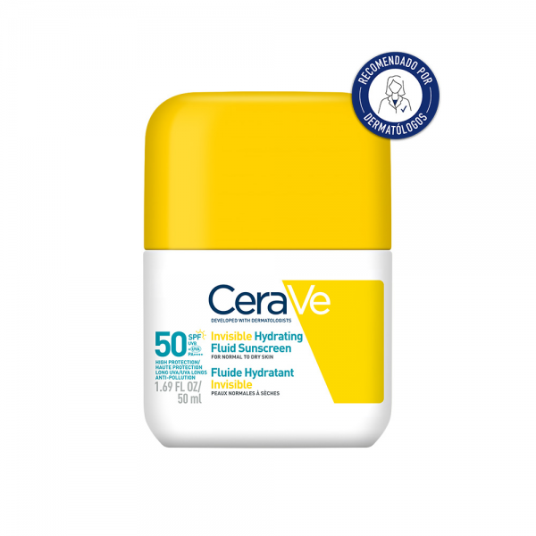 CERAVE SOLAR FLUIDO PROTECTOR INVISIBLE HIDRATANTE SPF50...