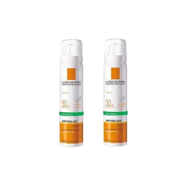 La Roche-Posay Anthelios Bruma Invisible Anti-Brillos SPF50 2x75ml