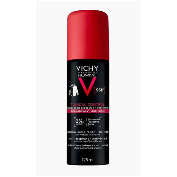 VICHY CLINICAL CONTROL 96H HOMME ANTITRANSPIRANTE SPRAY...