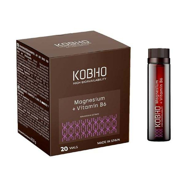 Kobho Magnesium + Vitamin B6 Líquido 20x25ml