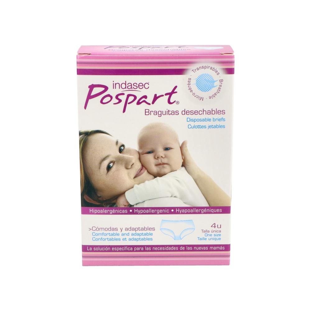 Indasec Pospart® Braguitas Desechables Talla...