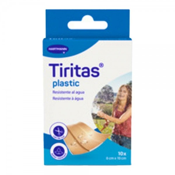 Tiritas Plastic 6x10cm 10 uds