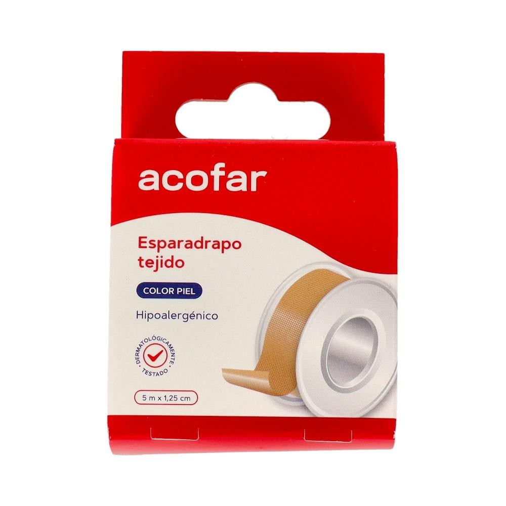 Acofar Esparadrapo Tejido Color Piel 5X1,25 Cm