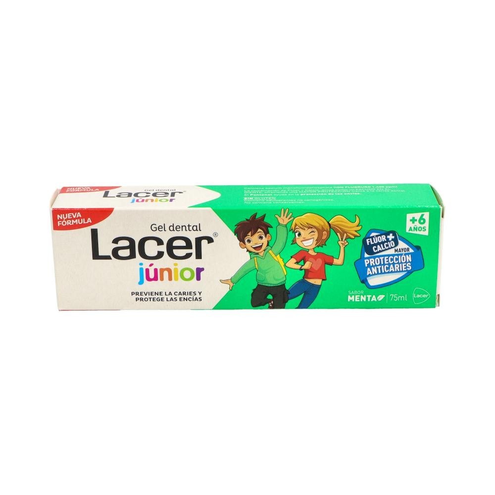 Lacer Junior Gel Dental +6 AÃ±os Menta 75 Ml...