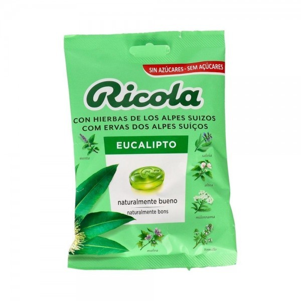 Ricola Caram Bolsa S/A Eucaliptus 70 G