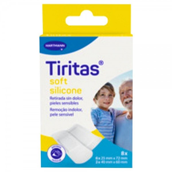 Tiritas Soft silicone surtido 2 tamaños 8 uds