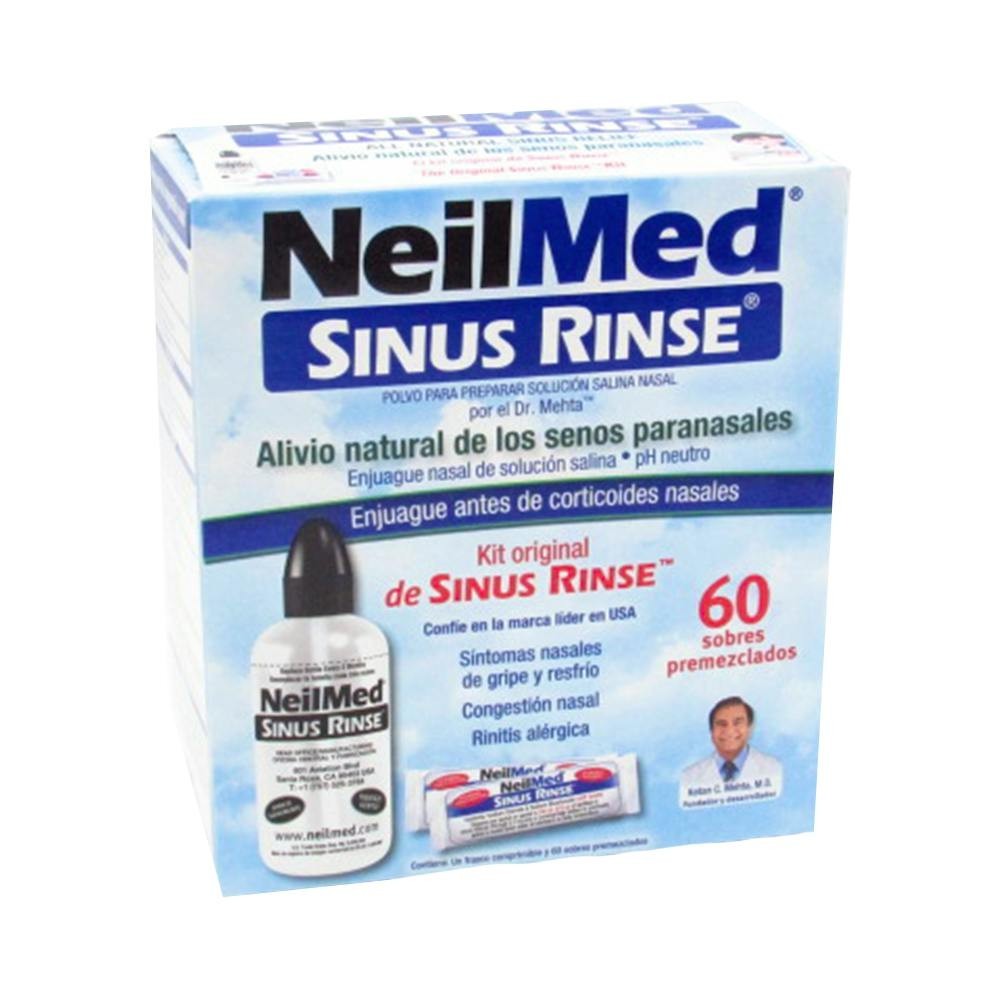 Neilmed Sinus Rinse Kit 1 Frasco 240 Ml + 60...