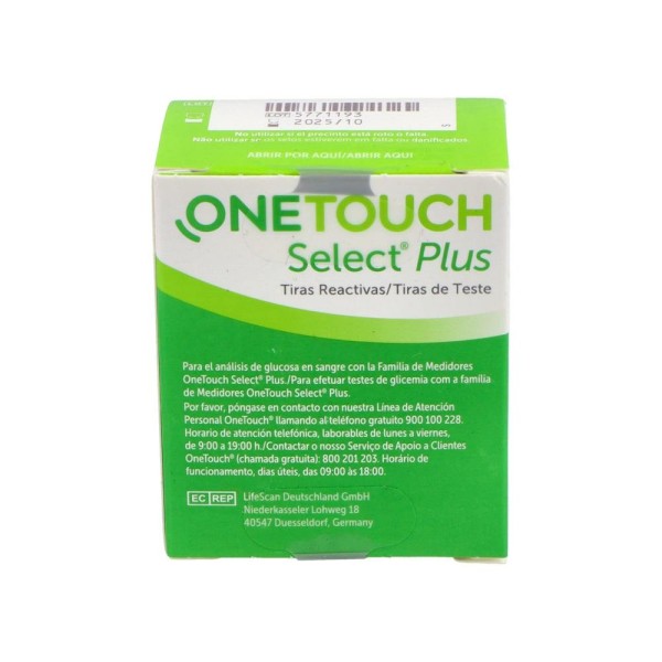 One Touch Select Plus 50 Tiras