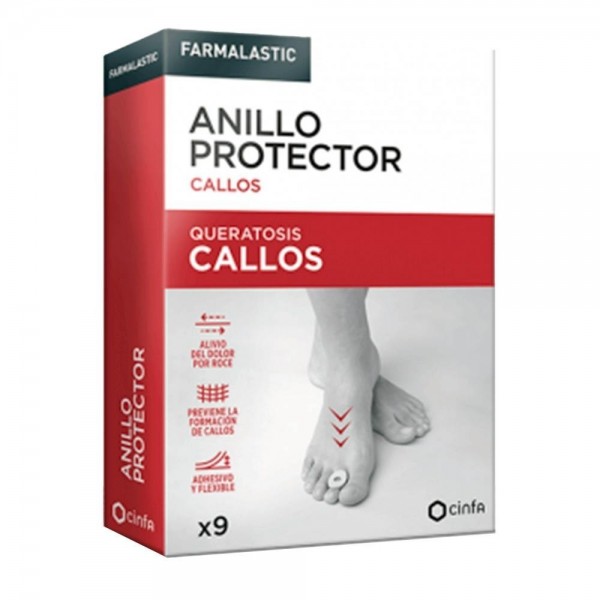 Farmalastic Anillo Protector Callos 9 Unidades T/Un